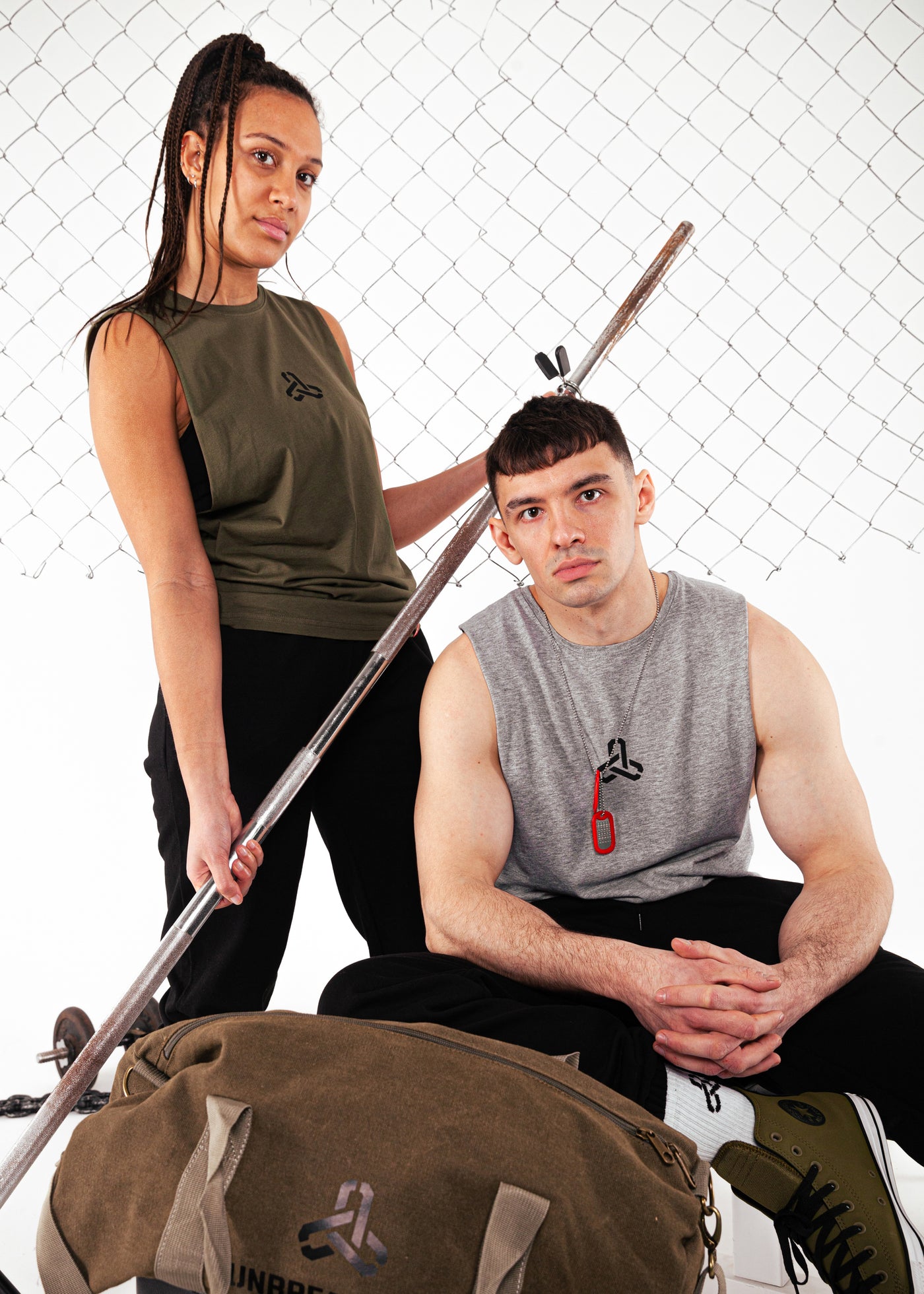 UNBREAKABLE TANK ATHLETIC GREY