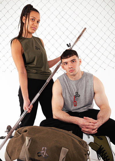 UNBREAKABLE TANK ATHLETIC GREY