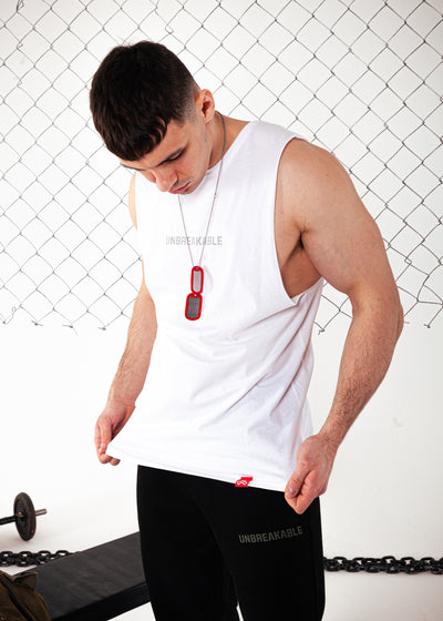 UNBREAKABLE TANK WHITE/CHAINMETAL GREY