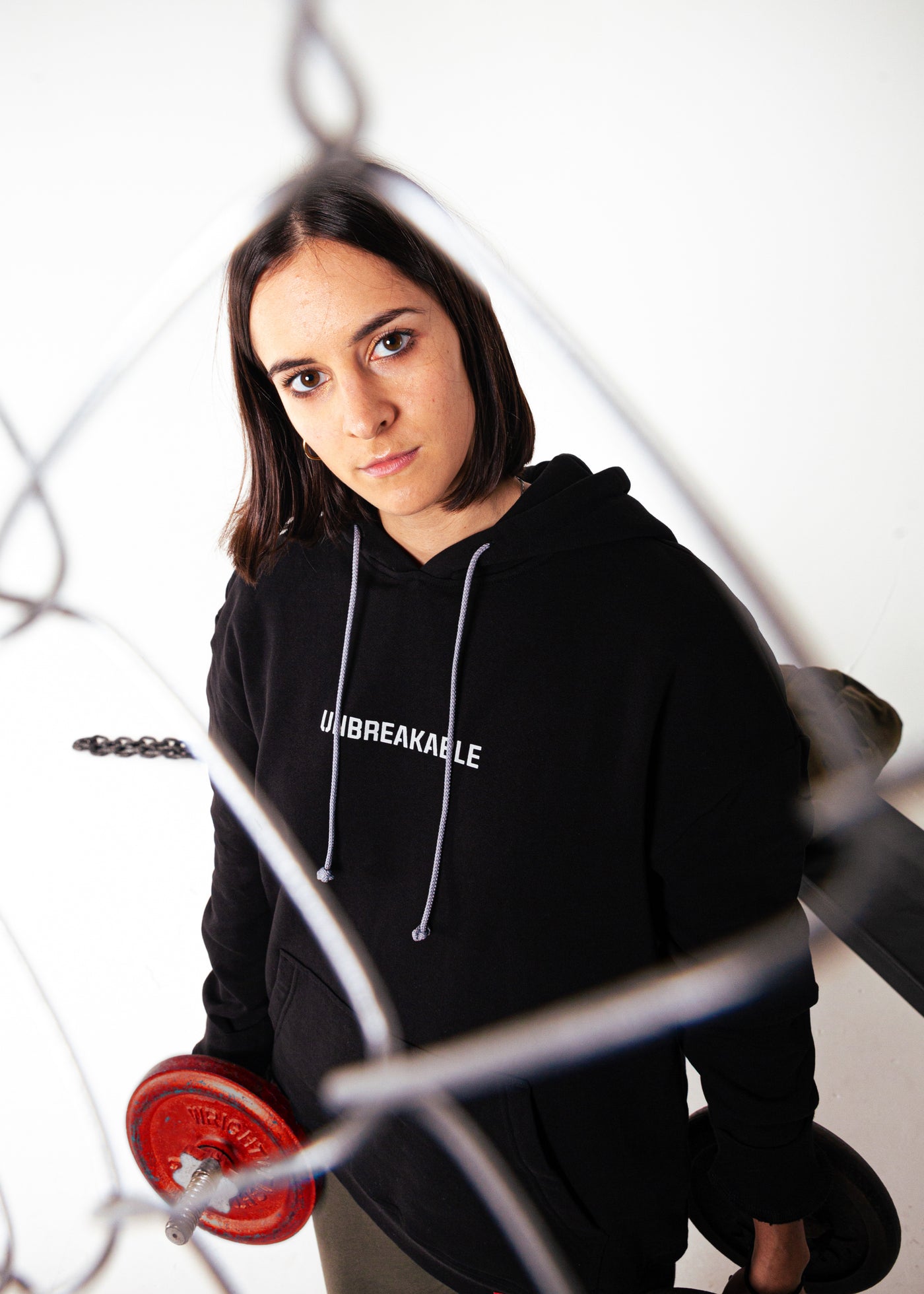 3 LINKS HOODIE BLACK/CHAINMETAL GREY