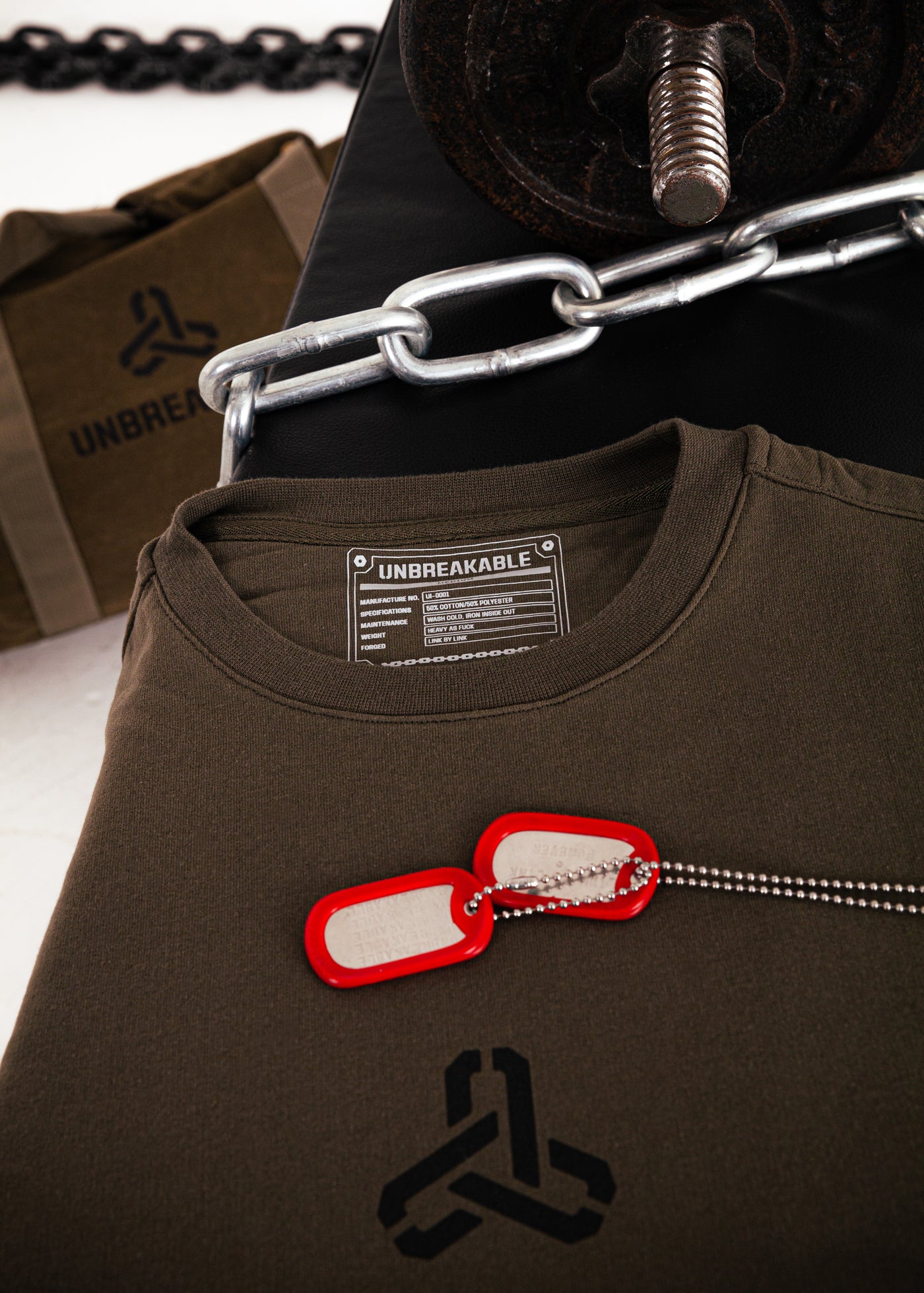 UNBREAKABLE CHAINS SWEATSHIRT ARMY GREEN