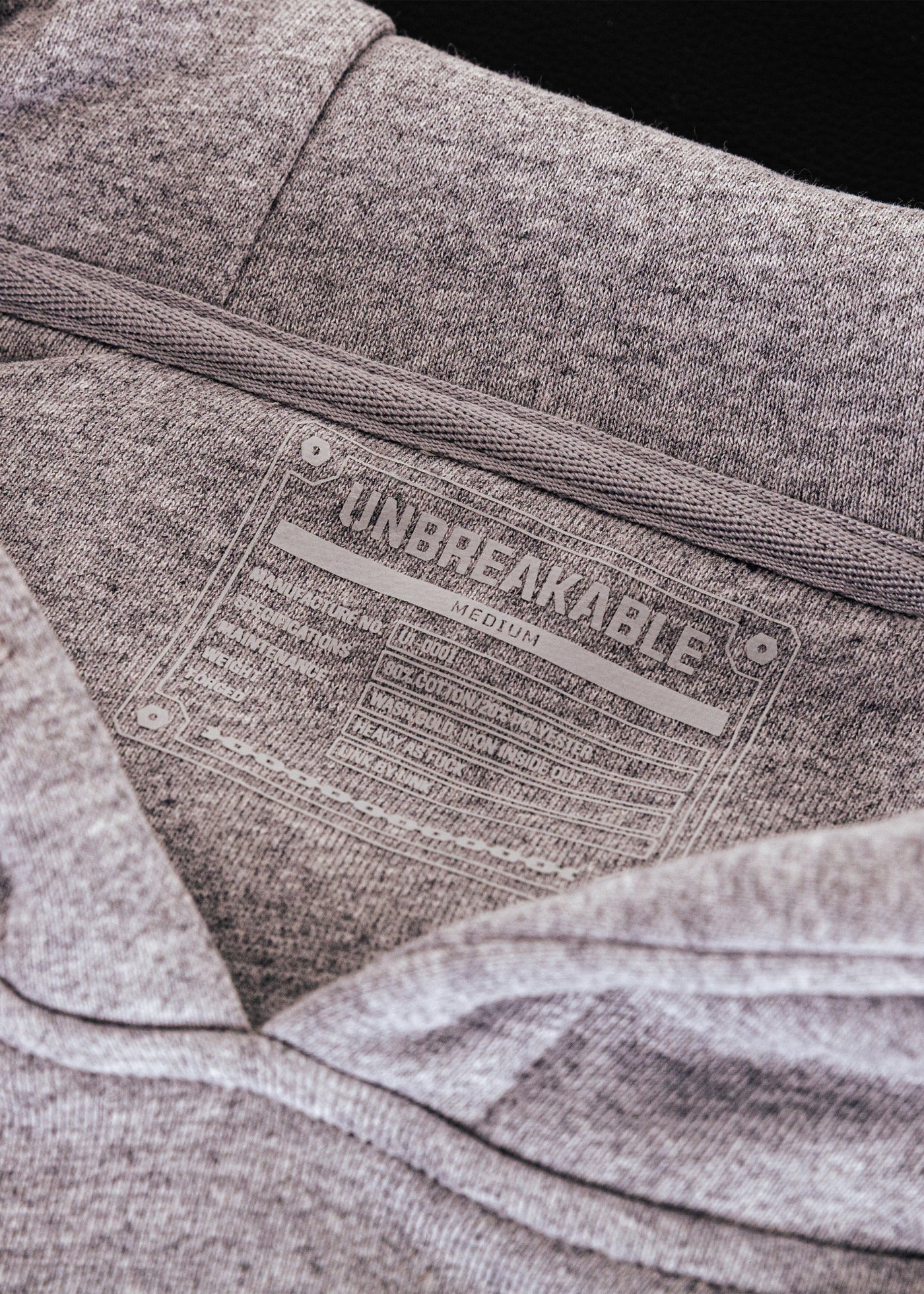 UNBREAKABLE CHAINS HOODIE ATHLETIC GREY