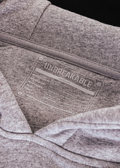 UNBREAKABLE CHAINS HOODIE ATHLETIC GREY