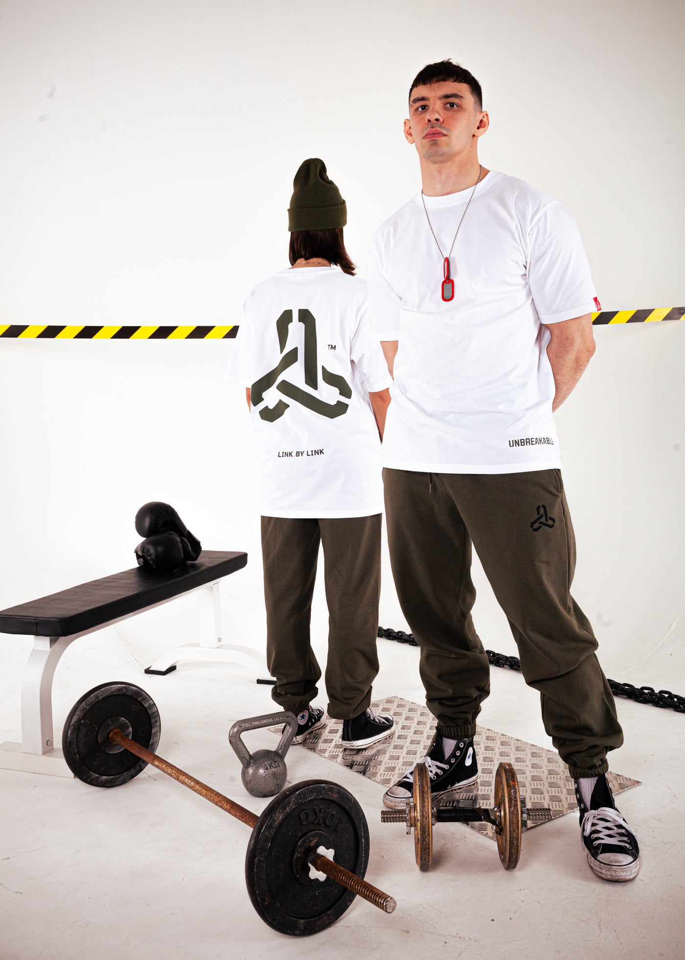 3 LINKS SWEATPANTS ARMY GREEN
