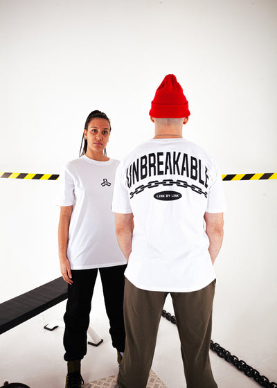 UNBREAKABLE CHAINS T-SHIRT WHITE