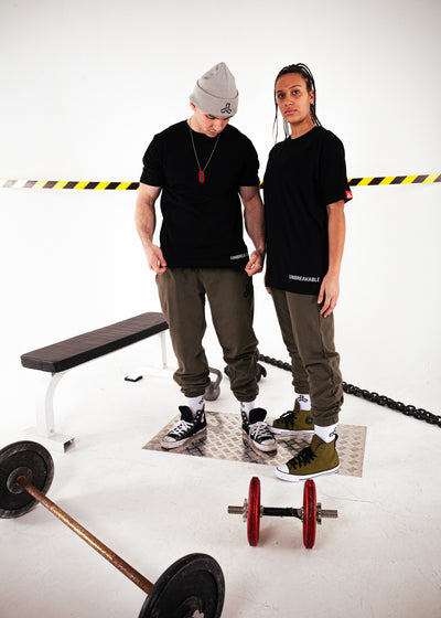 3 LINKS T-SHIRT BLACK/CHAINMETAL GREY