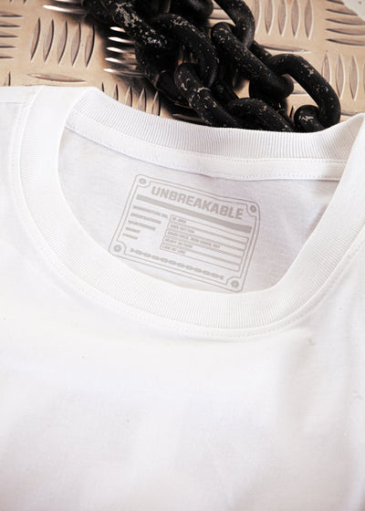 UNBREAKABLE CHAINS T-SHIRT WHITE